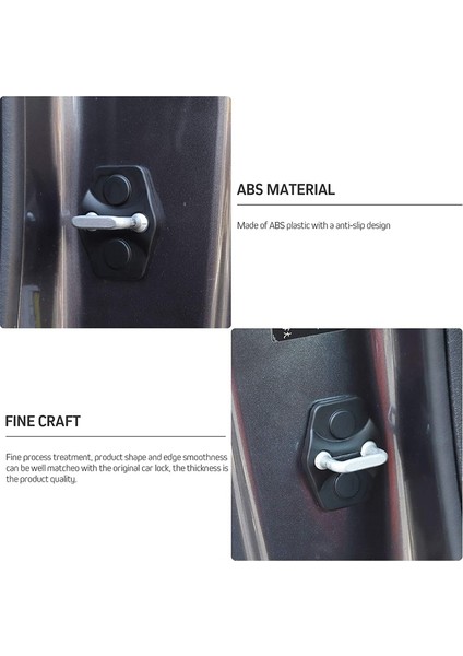 Challenger Kapı Kilidi Tokası Için Dodge Challenger 2012-2020 Için Koruma Trimini Kapsıyor, Siyah (Yurt Dışından) fırsatları