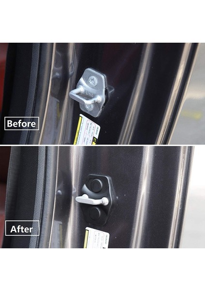 Challenger Kapı Kilidi Tokası Için Dodge Challenger 2012-2020 Için Koruma Trimini Kapsıyor, Siyah (Yurt Dışından) indirimleri