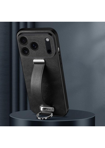 iPhone 17 Pro Max Için Sulada Pc Hibrit Deri Telefon Kılıfı (Yurt Dışından)