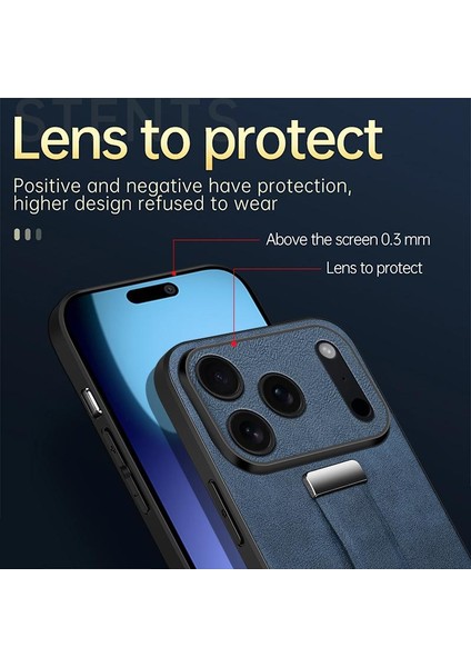 iPhone 17 Pro Max Için Sulada Pc Hibrit Deri Telefon Kılıfı (Yurt Dışından) fırsatları