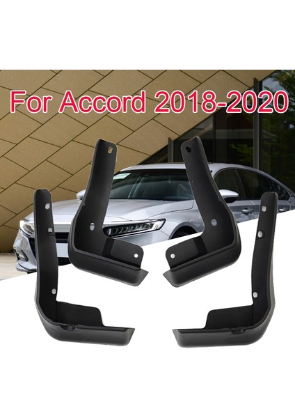4pcs Araba Çamur Fleps Mudguards Splash Gardiyanlar 2018 2019 2020 Honda Accord 10. Nesil Sedan (Yurt Dışından) fiyatları