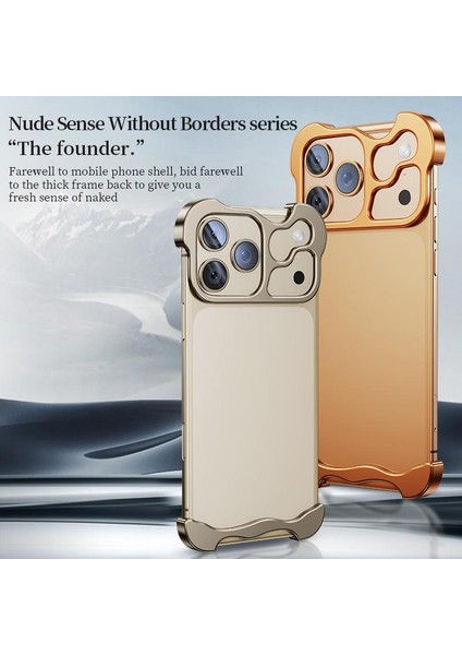 iPhone 17 Pro Için Çerçevesiz Metal Telefon Kılıfı (Yurt Dışından) fiyatları