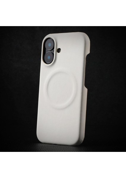 iPhone 16 Için Koyun Derisi Magsafe Telefon Kılıfı (Yurt Dışından)