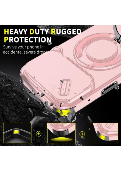 Camshid Yüzük Tutucu Telefon Kılıfı iPhone 17 Pro Max Için (Yurt Dışından) fiyatları