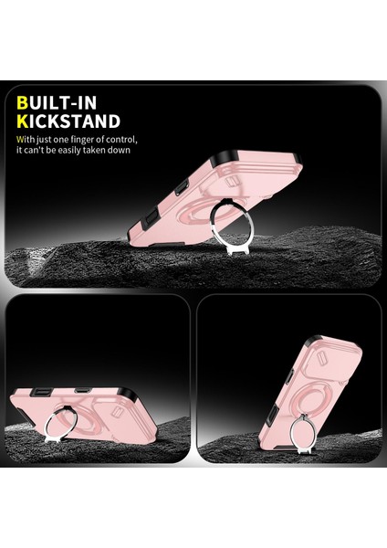 Camshid Yüzük Tutucu Telefon Kılıfı iPhone 17 Pro Max Için (Yurt Dışından) fırsatları