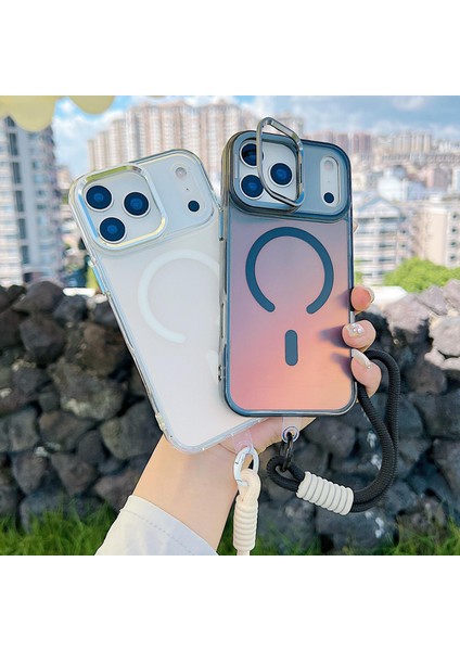 iPhone 17 Pro Max Için Magsafe Telefon Kılıfı Renk Değiştirici (Yurt Dışından) modelleri