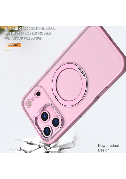 iPhone 17 Pro Max Için Magsafe Yüzük Tutucu Telefon Kılıfı (Yurt Dışından) modelleri