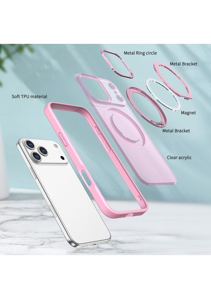 iPhone 17 Pro Max Için Magsafe Yüzük Tutucu Telefon Kılıfı (Yurt Dışından) fırsatları