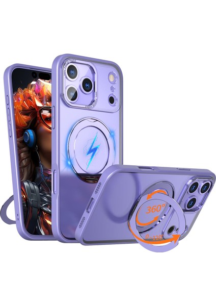 iPhone 17 Pro Için Magsafe Yüzük Tutucu Telefon Kılıfı (Yurt Dışından)