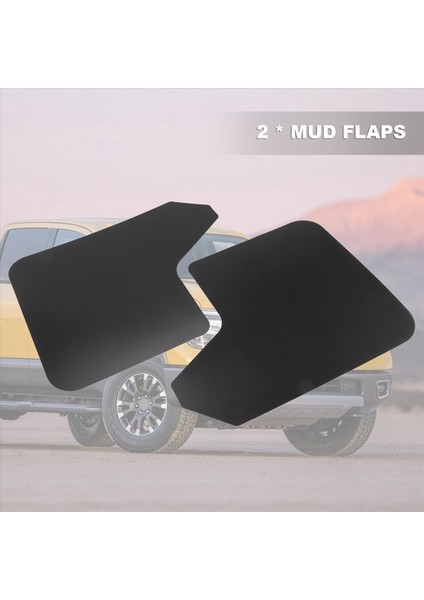 2pcs Araba Pikapı Için Evrensel Çamurluklar Suv Van Kamyon Çamur Fleps Sıçrama Korumaları Çamurluklar Perçinlerle Kirli Tuzaklar (Yurt Dışından) indirimleri