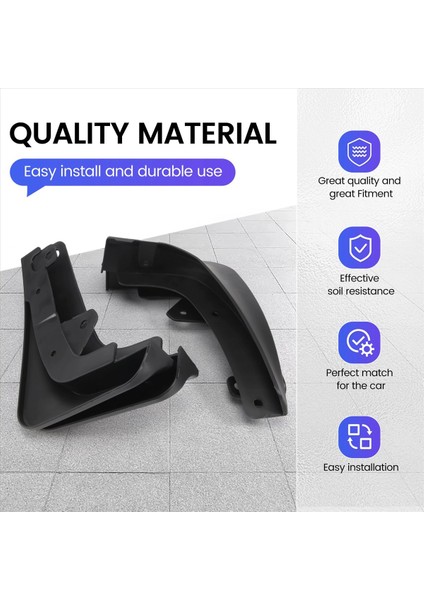 Mazda Cx-3 Cx3 Için 2017-2019 Çamurluk Çamur Kanatları Çamurluk Dış Parçaları Ürünleri Aksesuarları Kapsar 4 Pcs (Yurt Dışından) indirimleri