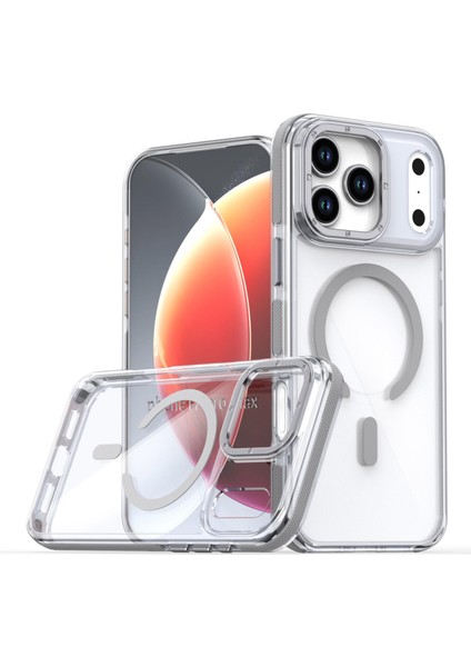 iPhone 17 Pro Max Için Akrilik Hibrit Tpu Magsafe Kılıf (Yurt Dışından)