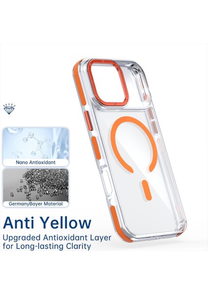 iPhone 17 Pro Max Için Akrilik Hibrit Tpu Magsafe Kılıf (Yurt Dışından) fiyatları