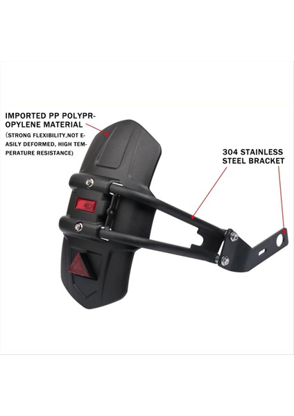 Motosiklet Aksesuarları Arka Çamurluk Çarkı Çamurluk Sıçrama Guard Çamur Kapak Koruyucu Cfmoto Cf 650MT 650 mt CF650MT (Yurt Dışından) fırsatları