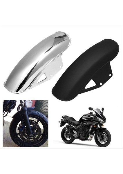 Suzuki GN125 GN250 (Gümüş) Için Motosiklet Ön Çamur Çamur Flap Guard Fairing Mudguard Kapak (Yurt Dışından) fiyatları