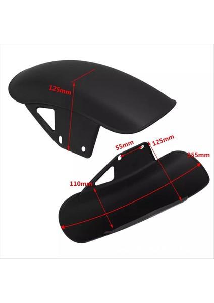Suzuki GN125 GN250 (Gümüş) Için Motosiklet Ön Çamur Çamur Flap Guard Fairing Mudguard Kapak (Yurt Dışından) indirimleri