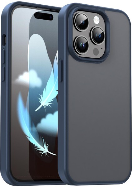 iPhone 14 Pro Için Fanying Şeffaf Buzlu Kılıf (Yurt Dışından)