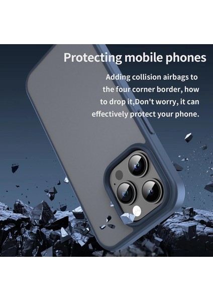 iPhone 14 Pro Için Fanying Şeffaf Buzlu Kılıf (Yurt Dışından) modelleri