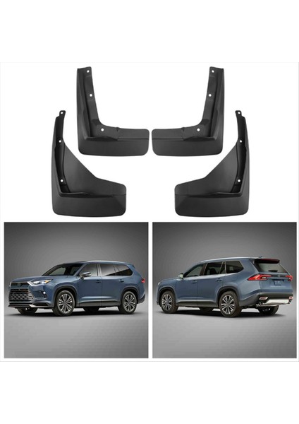 Toyota Grand Highlander Için Araba Çamur Fleps 2024 Çamurluk Çamur Koruma Flep Splash Flaps Aksesuarlar (Yurt Dışından) fırsatları