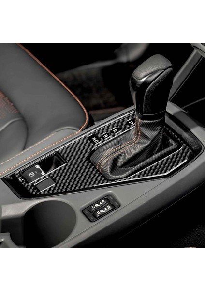 Subaru Crosstrek Için 2022-2024 Lhd Yumuşak Karbon Fiber Otomobil Merkezi Dişli Vites Vites Paneli Kapak Trim Aksesuarları (Siyah) (Yurt Dışından) modelleri