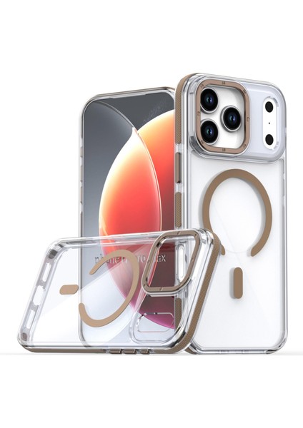 iPhone 17 Pro Için Akrilik Hibrit Tpu Magsafe Kılıf (Yurt Dışından)