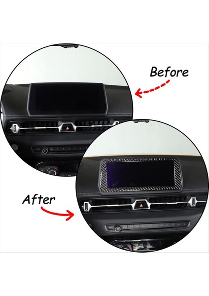 Toyota Supra gr A90 2019-2023 Yumuşak Karbon Fiber Merkez (Yurt Dışından) modelleri