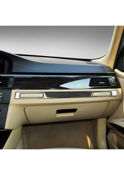 Araba Copilot Su Kupası Tutucu Panel Kapağı Iç Trim Dekorasyon Bmw Için Karbon Fiber- 3 Serisi E90 E92 E93 2005-2012 (Yurt Dışından) modelleri