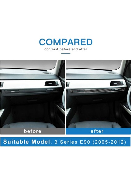 Araba Copilot Su Kupası Tutucu Panel Kapağı Iç Trim Dekorasyon Bmw Için Karbon Fiber- 3 Serisi E90 E92 E93 2005-2012 (Yurt Dışından) indirimleri