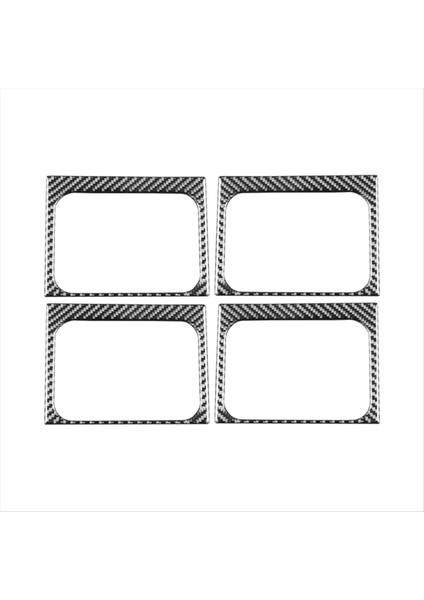 Ford F150 2004-2008 Karbon Fiber Araba Kapısı Kolu Kapak Çıkartma Trim Aksesuarları Için (Yurt Dışından)