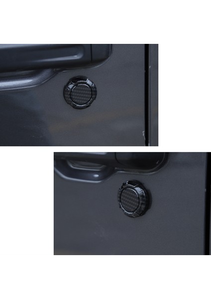 Jeep Wrangler Için Araba Kapısı Anahtar Deliği Kapak Koruma Döşemesi Jl 2018 2019 2020 2021 Jt 2020 2021 Aksesuarlar, Karbon Fiber (Yurt Dışından) modelleri