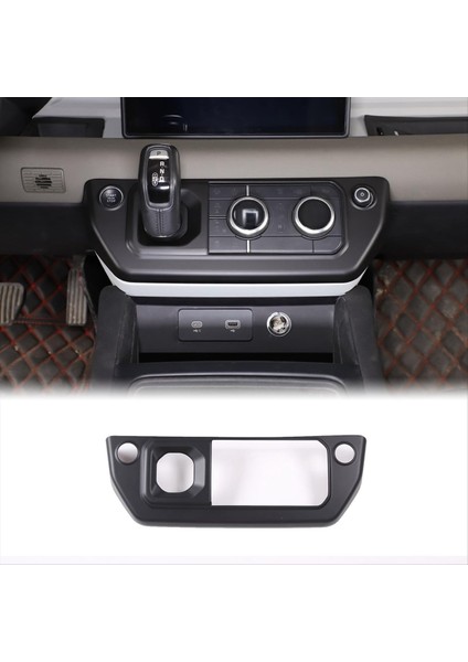 Land Rover Defender Için 90 110 2020-2023 Lhd Merkez Konsol Dişli Vites Paneli Çerçeve Kapak Trim Aksesuarları, Mat Siyah (Yurt Dışından) indirimleri