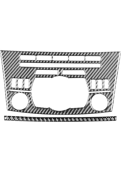 Mazda Için Karbon Fiber 3 2010-2013 Merkez Kontrol Hava Çıkışı Paneli Radyo Çerçevesi Trim Iç Aksesuarlar (Yurt Dışından)