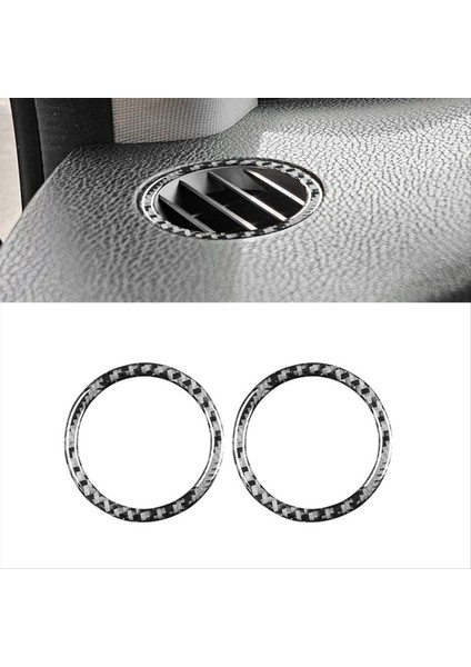 Acura Tsx 2009-2014 Karbon Fiber Merkezi Konsol Gösterge Tablosu Yan Hava Çıkış Halkası Trim Iç Aksesuarlar (Yurt Dışından) modelleri