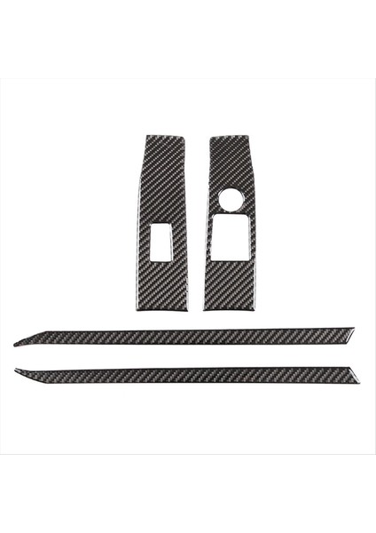 Toyota Supra gr A90 2019-2023 Yumuşak Karbon Fiber Araba Kapısı Koltuk Pencere Anahtarı Panel Trim Aksesuarları (Rhd) (Yurt Dışından)