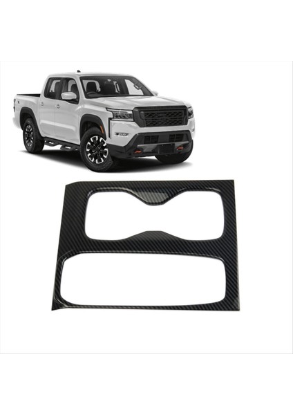 Nissan Frontier Için 2022-2024 Merkez Konsol Dişli Vites Kupası Tutucu Panel Kapak Döşeme Aksesuarları, Abs Karbon Fiber (Yurt Dışından) fırsatları