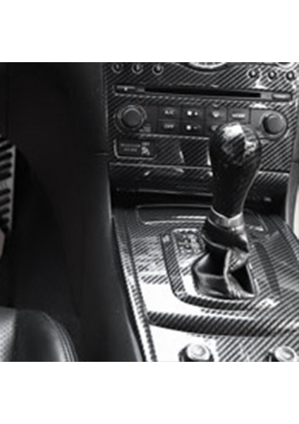 Infiniti G37 G25 S40 EX35 2010-2013 Abs Karbon Fiber Dişli Vites Kafası Koyası Sticker (Yurt Dışından) indirimleri