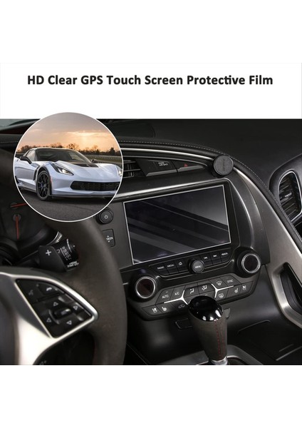 Chevrolet Corvette C7 Için 2014-2019 Araç Temsilli Cam Merkezi Navigasyon Ekranı Dokunmatik Ekran Koruyucu Film (Yurt Dışından) fiyatları