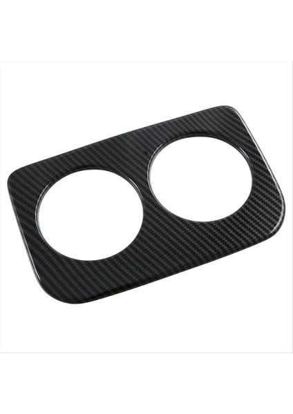 Subaru Crosstrek Için 2023 2024 Araba Arka Su Bardağı Tutucu Kapak Kaplama Aksesuarları Abs Karbon Fiber (Yurt Dışından)