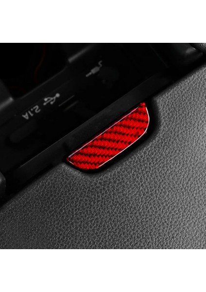 Subaru Brz Toyota GR86 2022-2024 Merkezi Depolama Düğmesi Dekor Iç Aksesuarları (Kırmızı) Için Gerçek Sert Karbon Fiber (Yurt Dışından) indirimleri