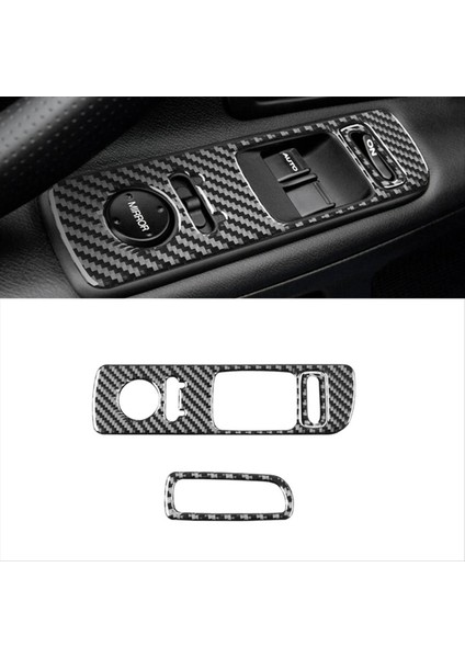 Honda S2000 2000-2009 Için Lhd Yumuşak Karbon Fiber Pencere Asansör Anahtarı Panel Kapak Döşeme Sticker Aksesuarları (Yurt Dışından) modelleri
