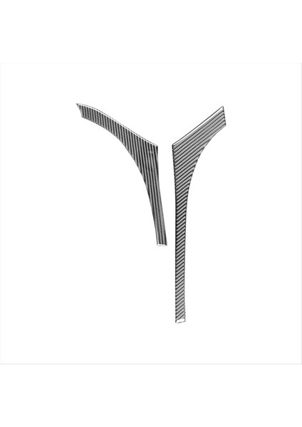 Acura Tsx 2009-2014 Karbon Fiber Merkezi Konsol Yan Şeridi Çıkartma Döşeme Iç Aksesuarları Lhd (Yurt Dışından)