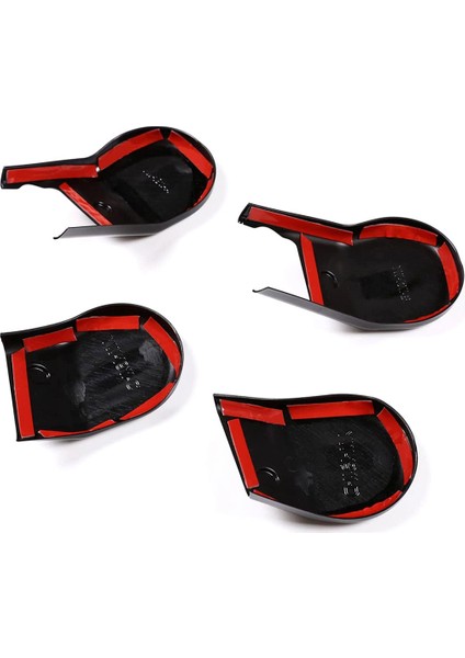 Toyota Hilux Için 2015-2021 Anti-Dötleme Koltuğu Braket Sabitleme Cıvataları Kapak Trims Aksesuarları Siyah 4pcs (Yurt Dışından) indirimleri