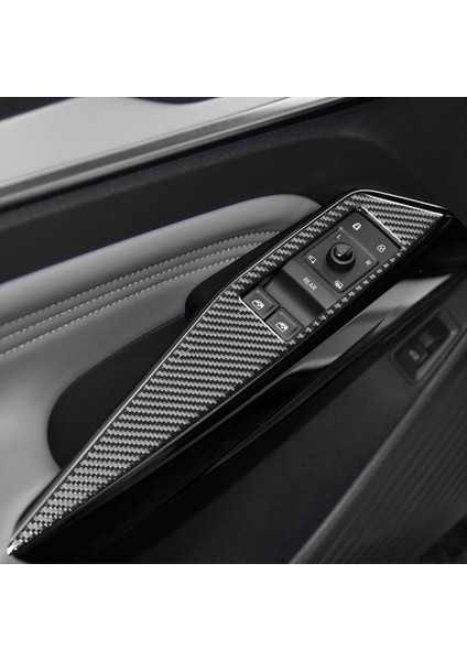 Vw Id.4 Için Id4 2021-2023 Lhd Karbon Fiber Araba Kapı Penceresi Cam Kaldırma Anahtar Düğmesi Döşeme Çerçevesi Dekat Kapak Çıkartması (Yurt Dışından) modelleri