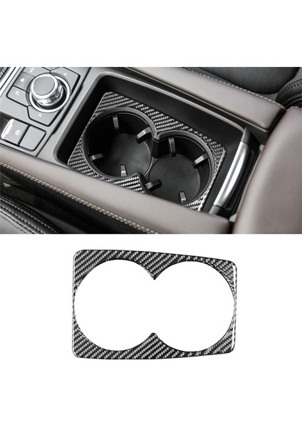 Kupa Tutucu Çerçeve Paneli Trim Dekorasyonu Mazda 3 Axela 2017 2018 Aksesuarları Için Yumuşak Karbon Fiber (Yurt Dışından) fırsatları