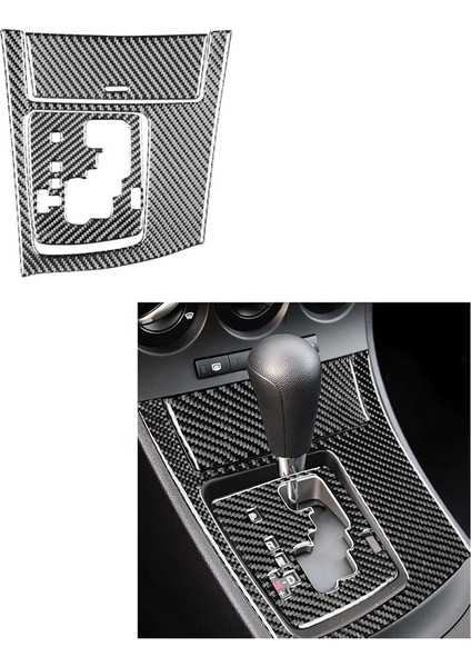Mazda Için Karbon Fiber 3 2010-2013 Araç Merkezi Konsol Dişli Vites Paneli Kapak Çıkartma Trim Aksesuarları, Otomatik Lhd (Yurt Dışından) fırsatları