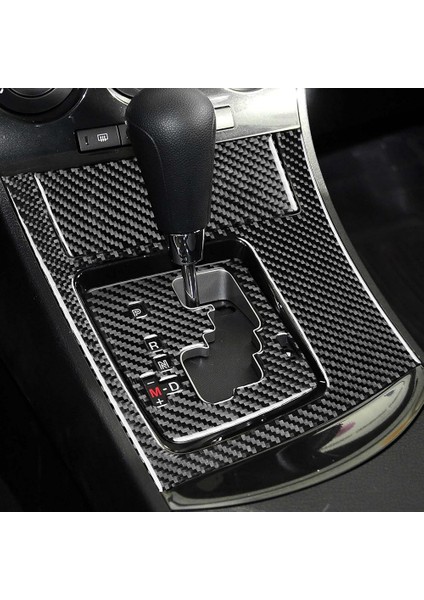 Mazda Için Karbon Fiber 3 2010-2013 Araç Merkezi Konsol Dişli Vites Paneli Kapak Çıkartma Trim Aksesuarları, Otomatik Lhd (Yurt Dışından) indirimleri