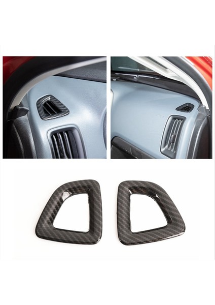 Araba Gösterge Tablosu Karbon Fiber Yan Hava Hava Havalandırma Outlet Chevy Colorado/gmc Kanyonu Için 2014+ (Yurt Dışından) fiyatları