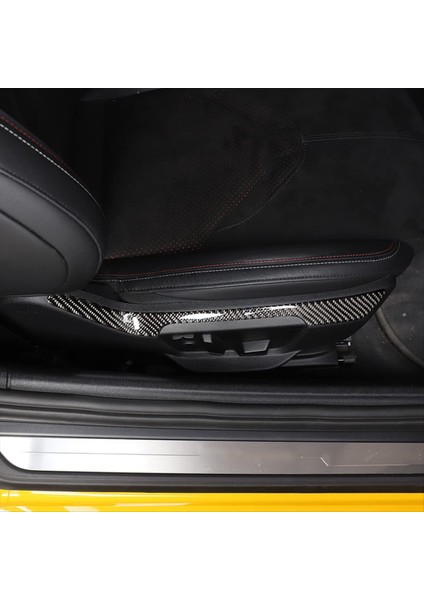 Toyota Supra gr A90 2019-2023 Yumuşak Karbon Fiber Araba Koltuğu Ayarlama Anahtarı Kapak Dekoratif Sticker Iç Trim (Yurt Dışından) indirimleri