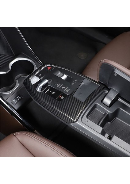 Bmw X1 U11 2023 2024 Otomobil Merkezi Konsol Dişli Vites Paneli Çerçevesi Kapak Döşeme Aksesuarları - Abs Karbon Fiber (Yurt Dışından) modelleri
