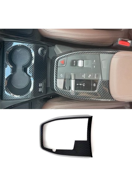 Bmw X1 U11 2023 2024 Otomobil Merkezi Konsol Dişli Vites Paneli Çerçevesi Kapak Döşeme Aksesuarları - Abs Karbon Fiber (Yurt Dışından) fırsatları